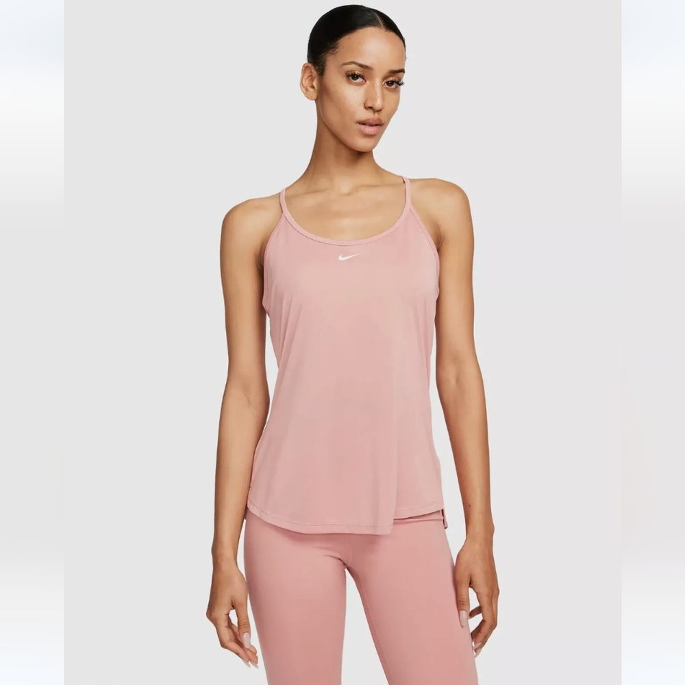Nike Dry Fit Elastika training tank top. Never worn. Pink Rose. Size L